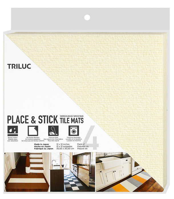 Place n’ Peel Tile Mat - Pack of 4 mats